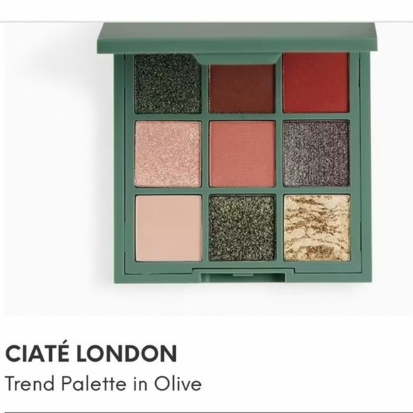 CIATE LONDON Olive 9 Piece Eyeshadow Palette NEW IN BOX - Picture 1 of 6